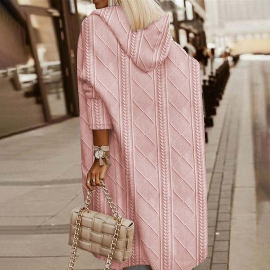 R&B | Strickjacke mit Kapuze