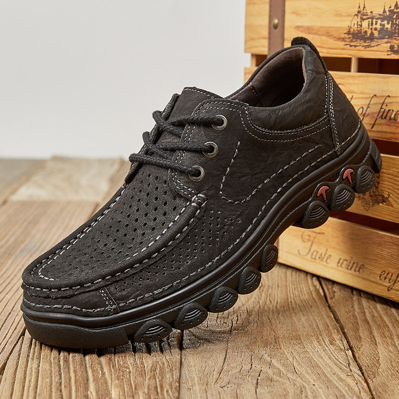 Herren Komfortable Schnürschuhe mit luftdurchlässigem Obermaterial