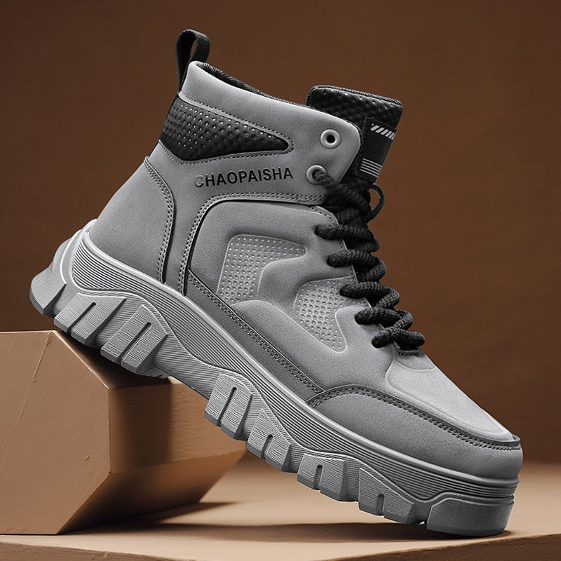 Damen Outdoor High-Top Sneakers mit rutschfester Sohle und atmungsaktivem Obermaterial R&B