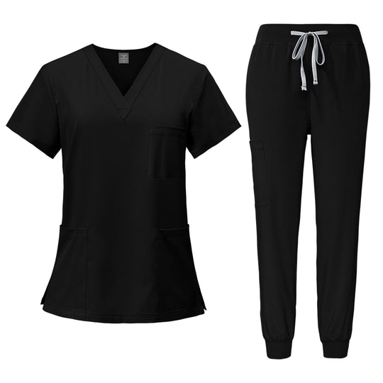 Damen medizinisches Pflege-Set mit praktischem Schnitt und vielseitigen Taschen R&B
