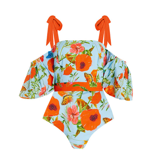 Damen Bikiniset mit elegantem Maxiröckchen R&B
