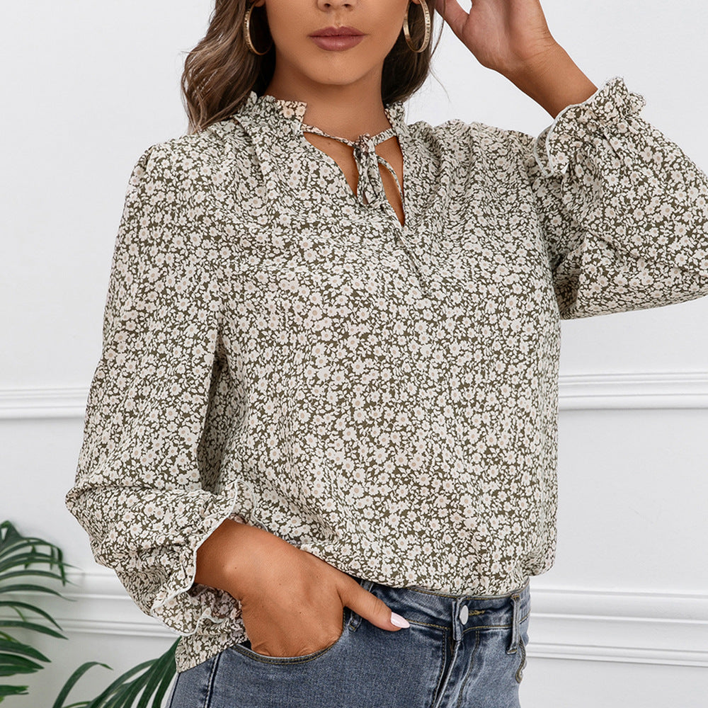 Damen Bluse mit Blumenmuster R&B