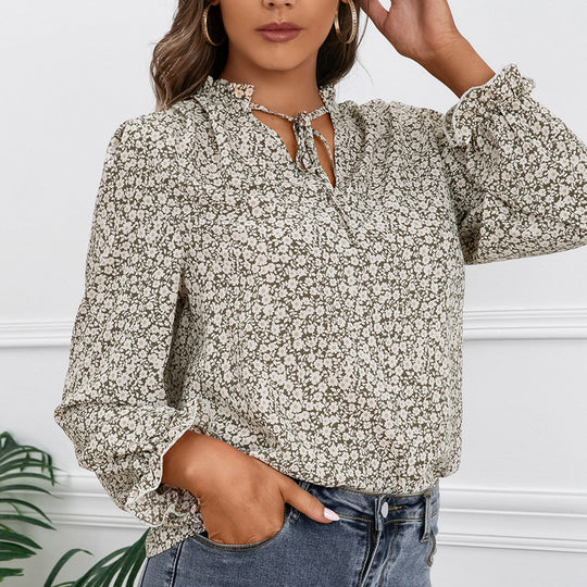 Damen Bluse mit Blumenmuster R&B