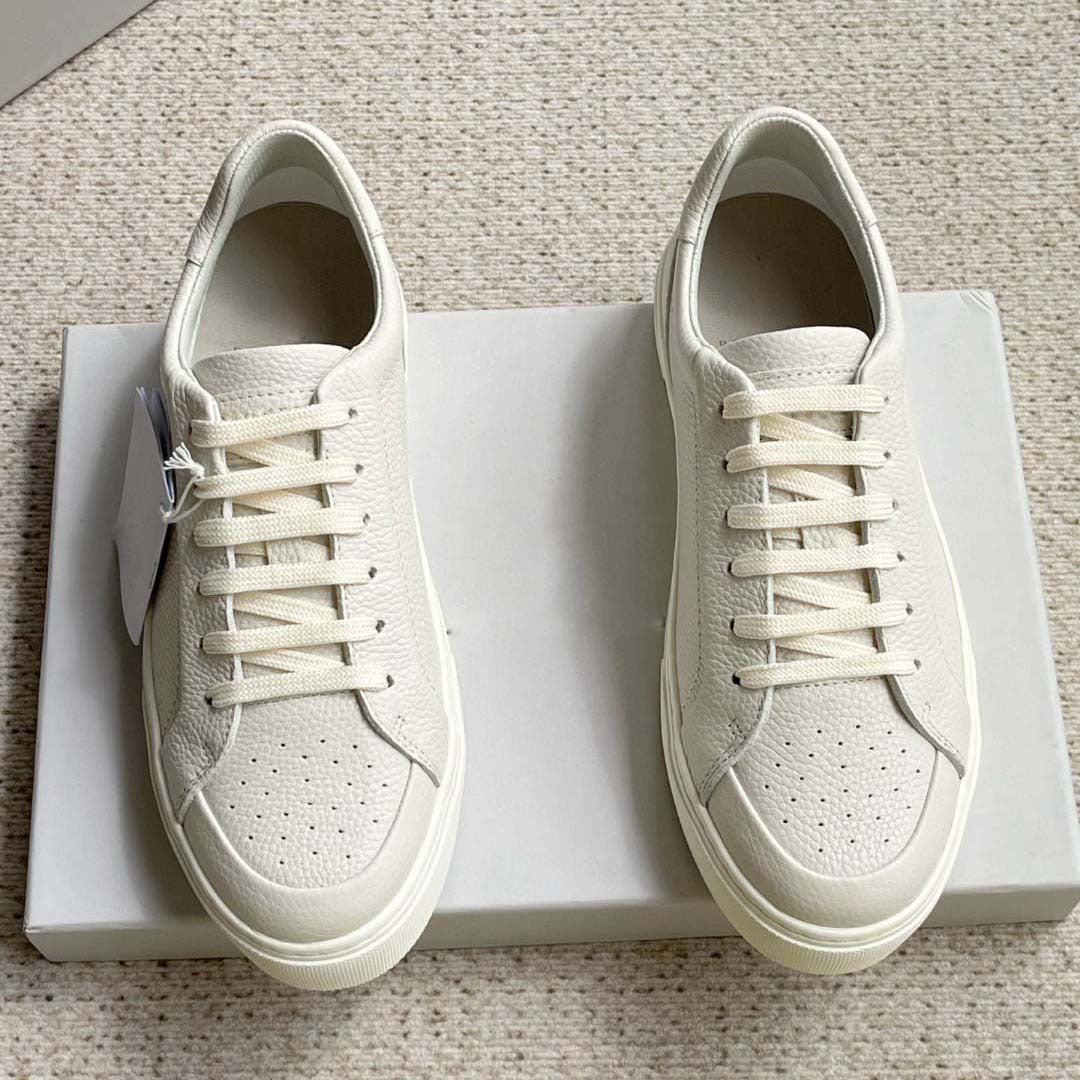 Damen Leder Sneakers mit strukturiertem Obermaterial und rutschfester Sohle R&B