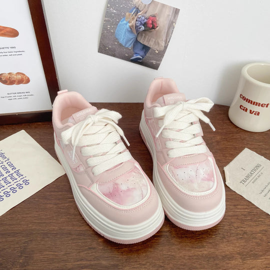 Damen Trendige Plateau-Sneaker mit komfortabler Dämpfung und modischer Silhouette R&B