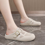 Damen Atmungsaktive Clogs mit verstellbarem Riemen und ergonomischem Fußbett R&B