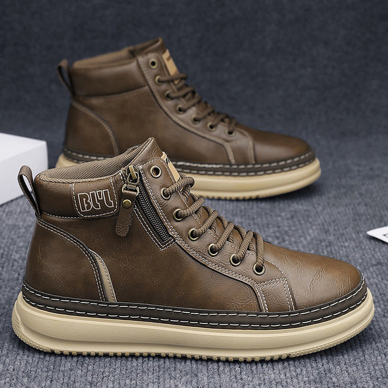 Herren Robuste Schnürboots mit isolierter Fütterung und rutschfester Sohle
