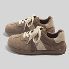 Damen Bequeme Freizeitsneaker aus hochwertigem Wildleder mit rutschfester Sohle