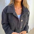 Damen Kuschelige und modische Fleecejacke mit praktischen Taschen R&B