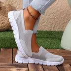 Damen Slip-On Freizeitschuhe mit atmungsaktiver Netzstruktur R&B