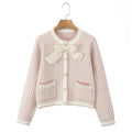 Damen Cardigan mit dekorativen Details und charmantem Schalkragen R&B