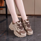 Damen Chunky Sneakers mit luftdurchlässigem Obermaterial und dämpfendem Sohlenprofil R&B