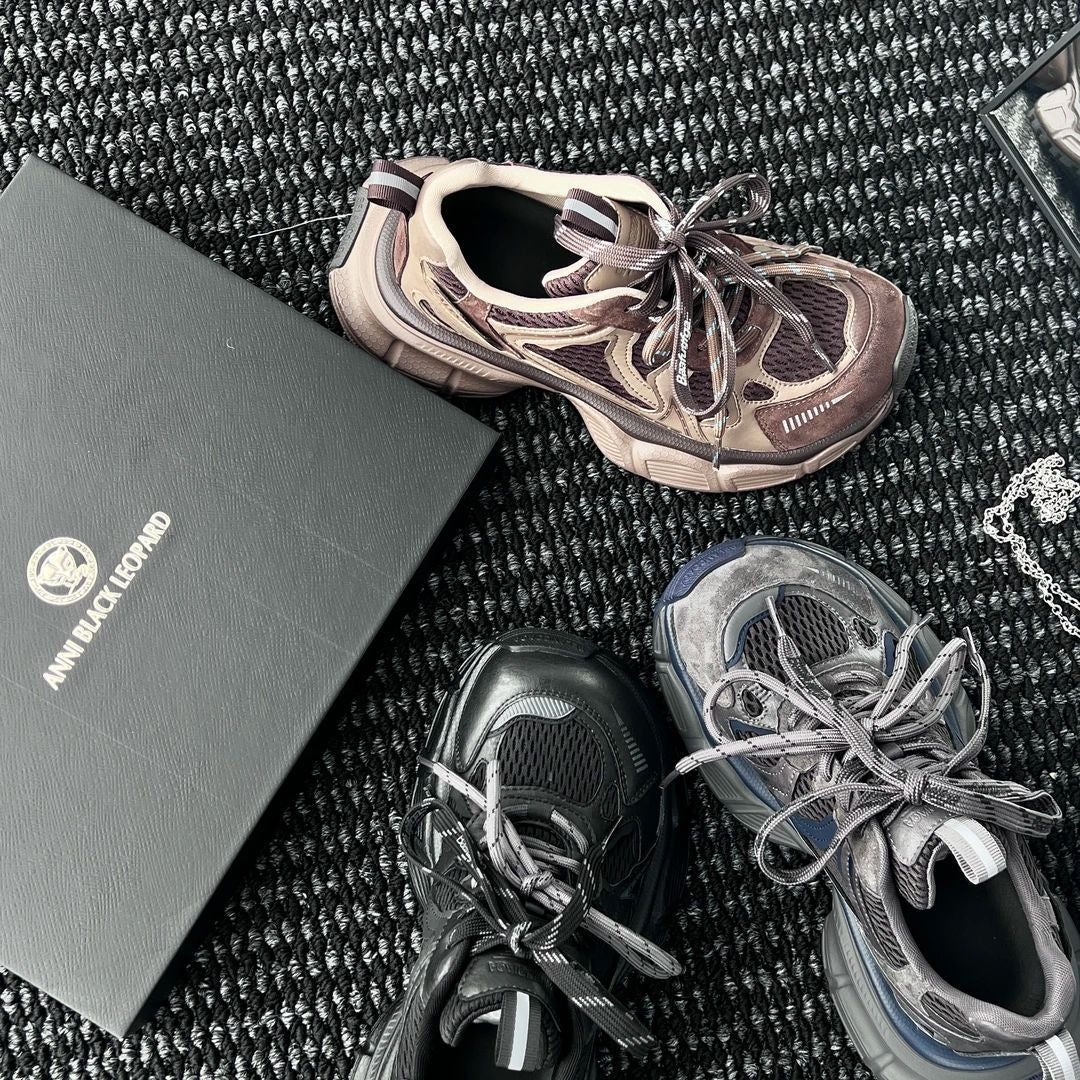 Damen Sportliche Sneakers mit robustem Sohlenprofil und atmungsaktivem Obermaterial R&B