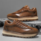 Damen Elegante und bequeme Sneakers mit weichem Leder und dämpfender Sohle R&B
