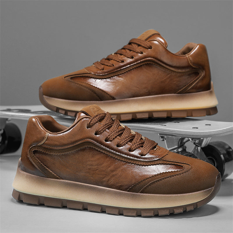 Damen Elegante und bequeme Sneakers mit weichem Leder und dämpfender Sohle R&B