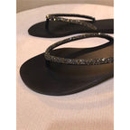 Damen Strandsandalen mit glitzerndem Riemendesign R&B