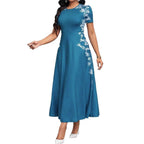 Damen Strandkleid mit floralem Design und fließendem Schnitt R&B