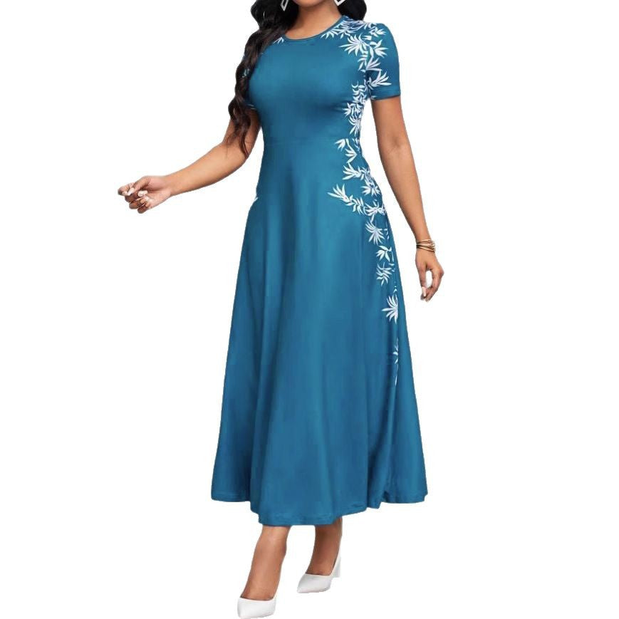 Damen Strandkleid mit floralem Design und fließendem Schnitt R&B
