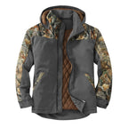 Damen wetterfeste Outdoorjacke mit vielseitigem Camouflage-Design R&B