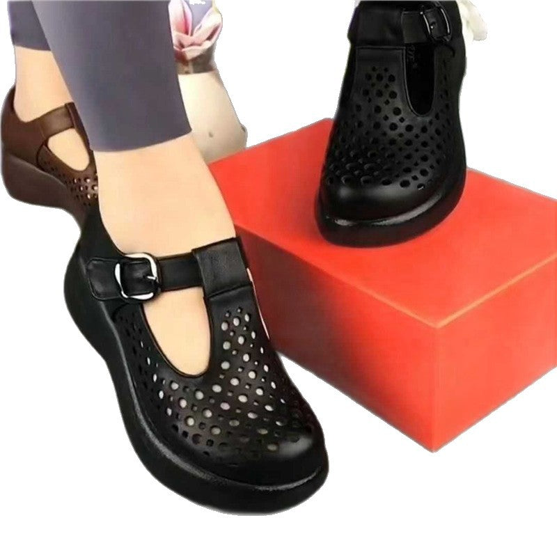 Damen Atmungsaktive Clogs mit verstellbarem Riemen und rutschfester Sohle R&B