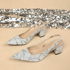 Damen Elegante und stilvolle Pumps mit geschwungenem Absatz R&B