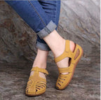 Damen bequeme Sandalen mit verstellbarem Riemendesign und atmungsaktiver Oberkonstruktion R&B