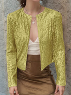 Damen Paillettenjacke Im Modernen Schnitt R&B