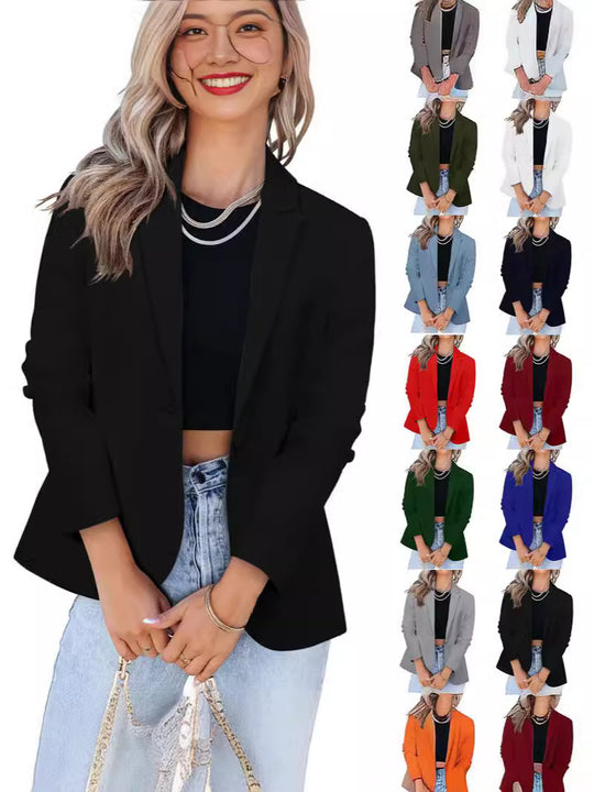 Damen Eleganter Blazer mit modernem Schnitt und praktischen Taschen R&B
