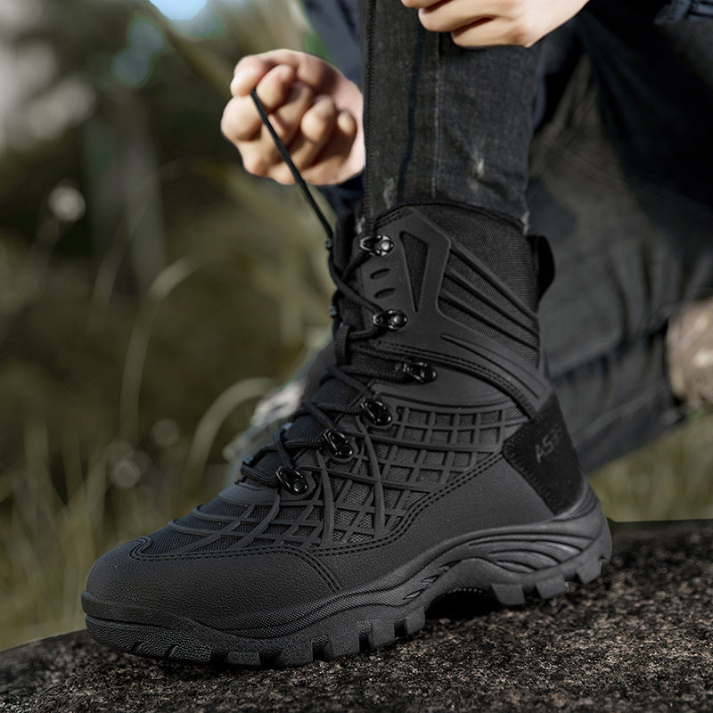 Herren Tactical Bergstiefel mit innovativer Stützstruktur R&B
