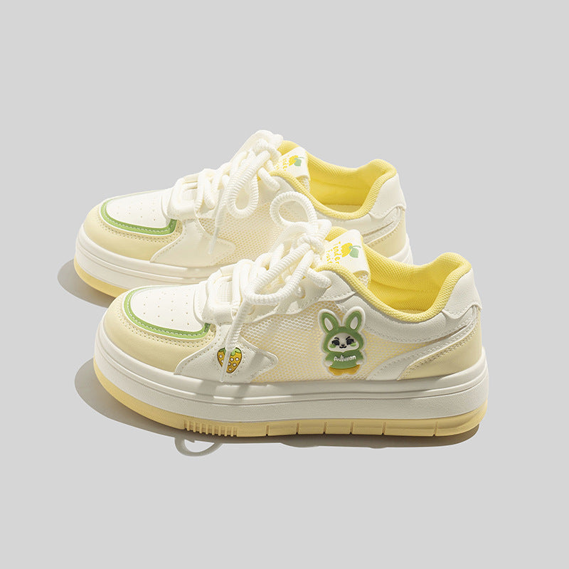 Damen Sneakers mit verspieltem Tierdesign und komfortabler Sohle