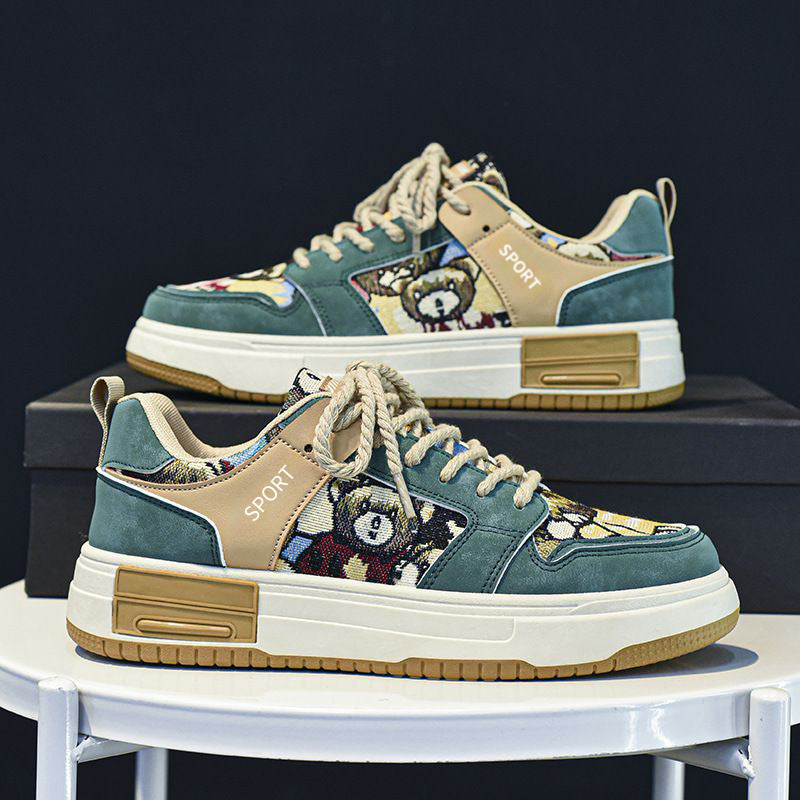 Damen Sportsneakers mit einzigartigem Tiermotiv von R&B