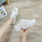 Damen atmungsaktive Slip-On Sneakers mit bequemer Dämpfung R&B
