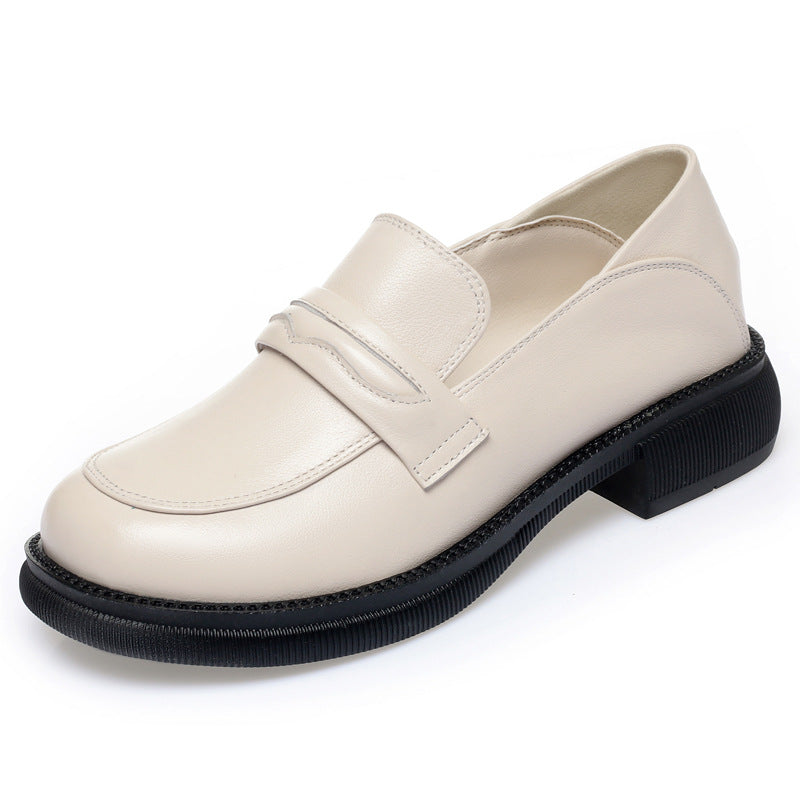 Damen Klassische Mokassins mit modischem Riemen und bequemer Sohle R&B
