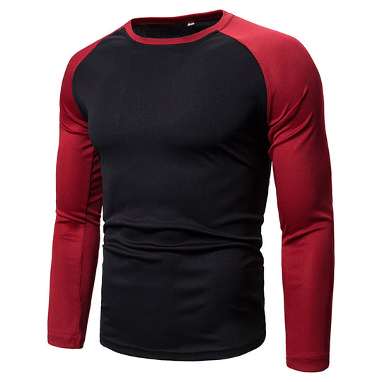 Herren Sportliches Langarm-T-Shirt mit atmungsaktivem Funktionsmaterial R&B