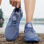 Damen Sportliche Sneaker mit atmungsaktiver Mesh-Oberfläche und stoßdämpfender Sohle