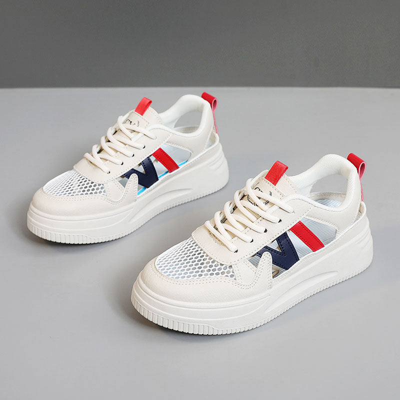 Damen modische Sneaker mit atmungsaktiver Mesh-Oberfläche und dämpfendem Sohlenprofil R&B