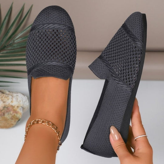 Damen Atmungsaktive Slip-On Schuhe mit flexiblem Mesh-Obermaterial R&B