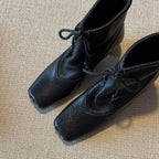 Damen Couture Stiefel mit raffiniertem Schnürdesign und komfortablem Innenfutter