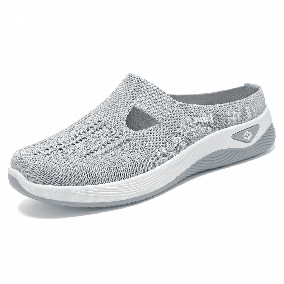 Damen Slip-On Freizeitschuhe mit atmungsaktivem Obermaterial und rutschfester Sohle R&B