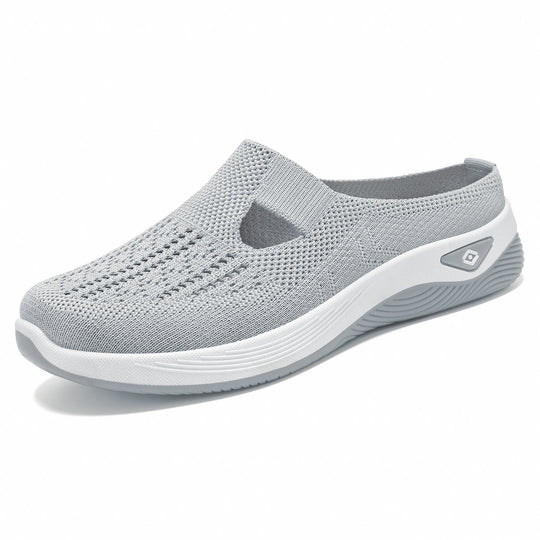 Damen Slip-On Freizeitschuhe mit atmungsaktivem Obermaterial und rutschfester Sohle R&B