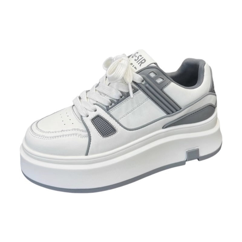 Damen Sportliche Sneakers mit dämpfender Plateausohle und atmungsaktiven Einsätzen