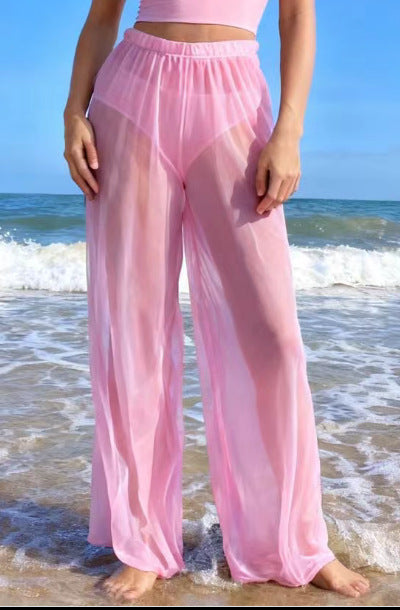 Damen Palazzohose mit eleganten transparenten Akzenten R&B