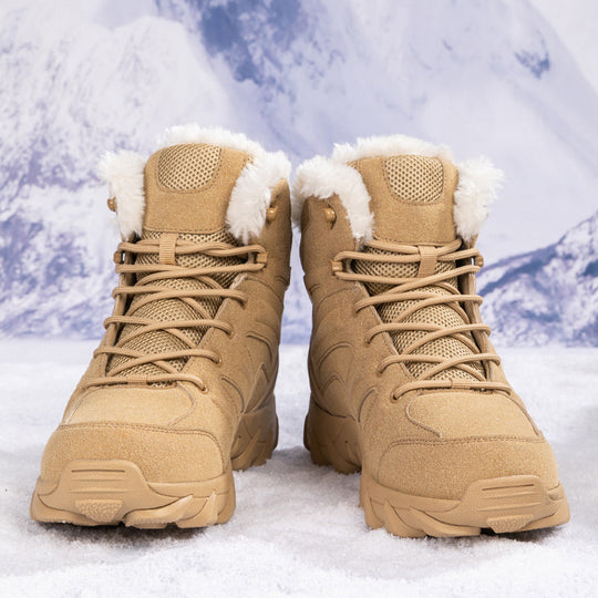 Damen Winterstiefel mit isolierter Fütterung und rutschfester Laufsohle R&B