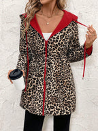 R&B | Leopardenmuster Trenchcoat