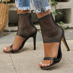 Damen High-Heels mit Netzdesign und elegantem Absatz R&B