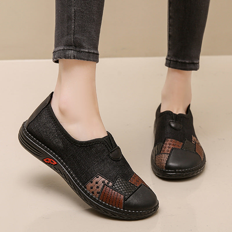 Damen komfortable Slip-On Schuhe mit einzigartigem kreativen Design