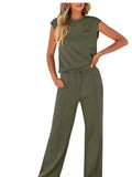 Damen Bequemes Freizeitanzug-Set mit weitem Schnitt und modischen Details R&B