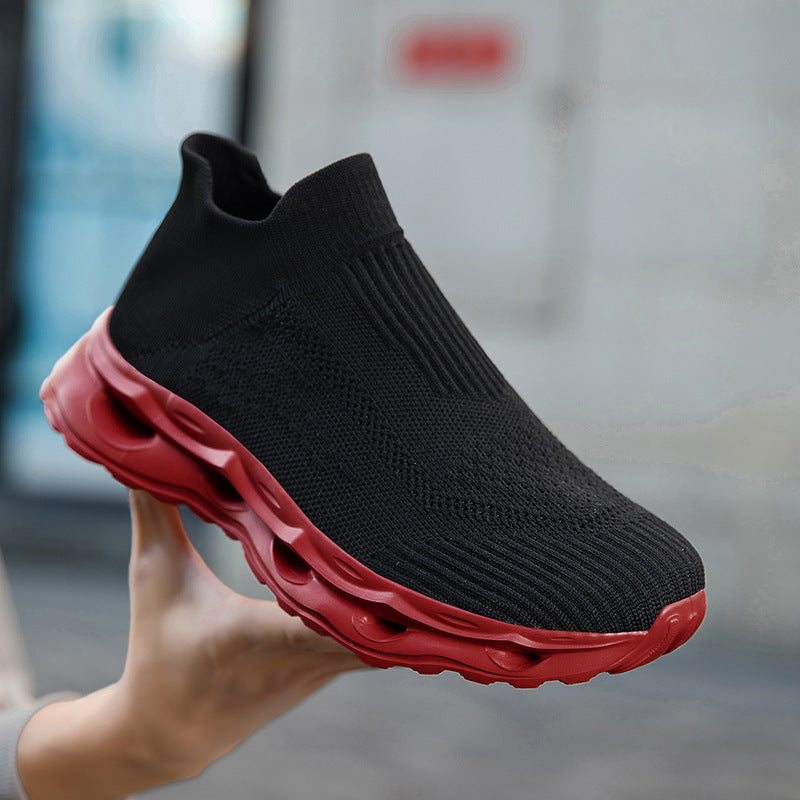 Damen Sockensneaker mit atmungsaktivem Obermaterial und rutschfester Sohle