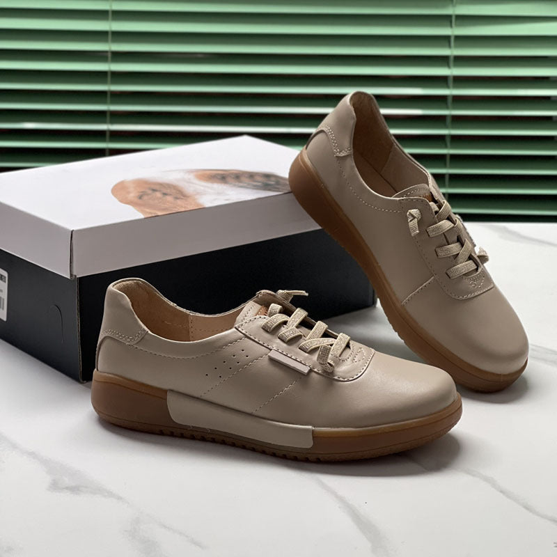 Damen Bequeme Sneaker mit atmungsaktiver Oberflächenstruktur