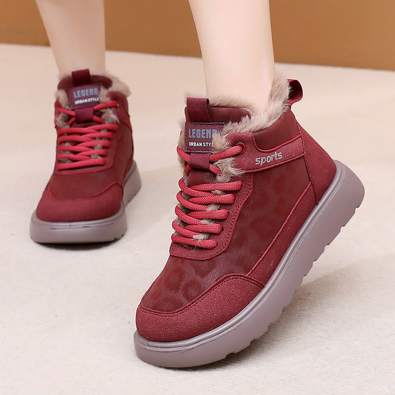 Damen Winterliche Sneakers mit isolierendem Innenfutter und rutschfester Sohle R&B